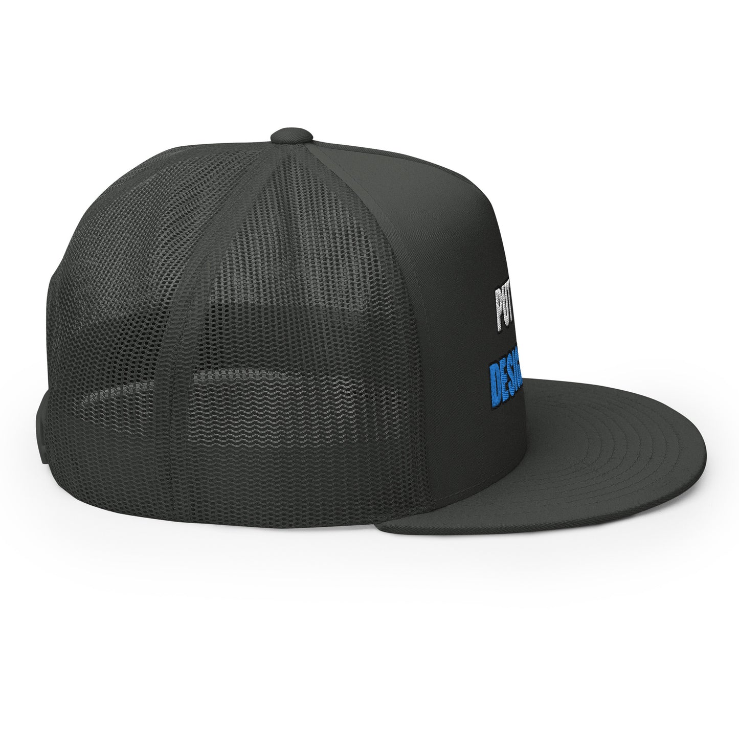 Yupoong 6006 Five Panel Trucker Cap - put your design here | standard color - 3D Puff