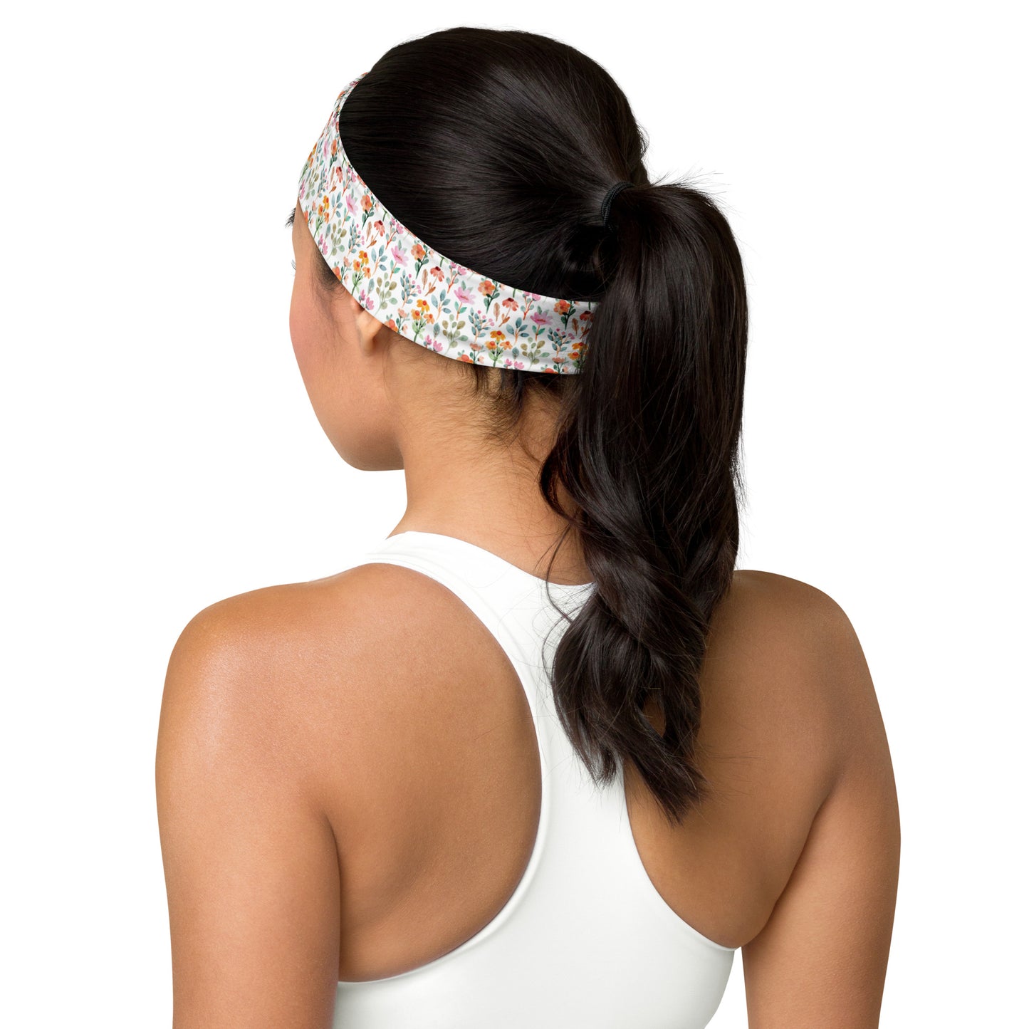 Headband - flower pattern - print on demand