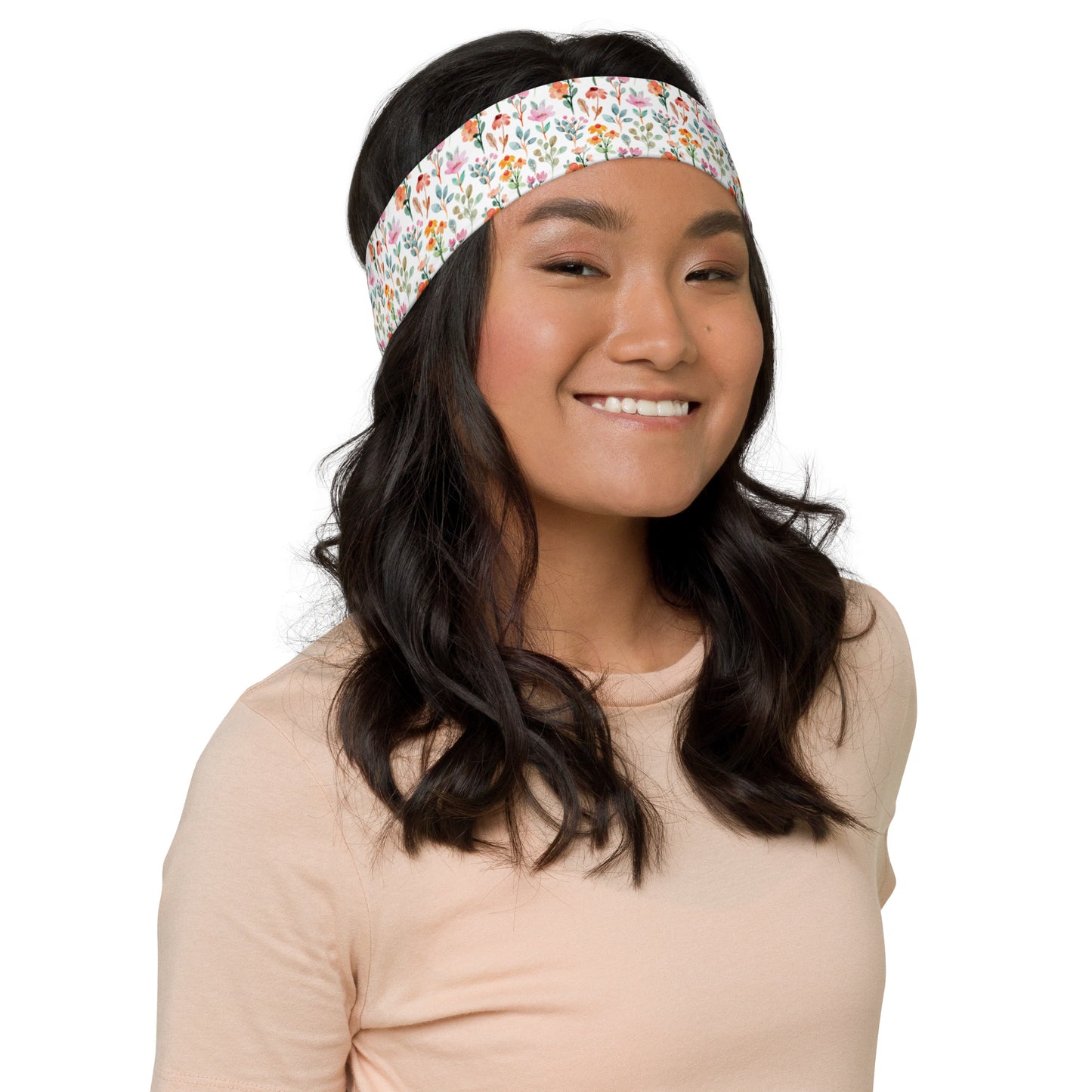 Headband - flower pattern - print on demand