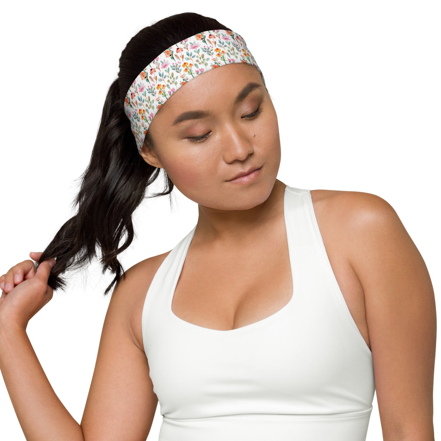 Headband - flower pattern - print on demand