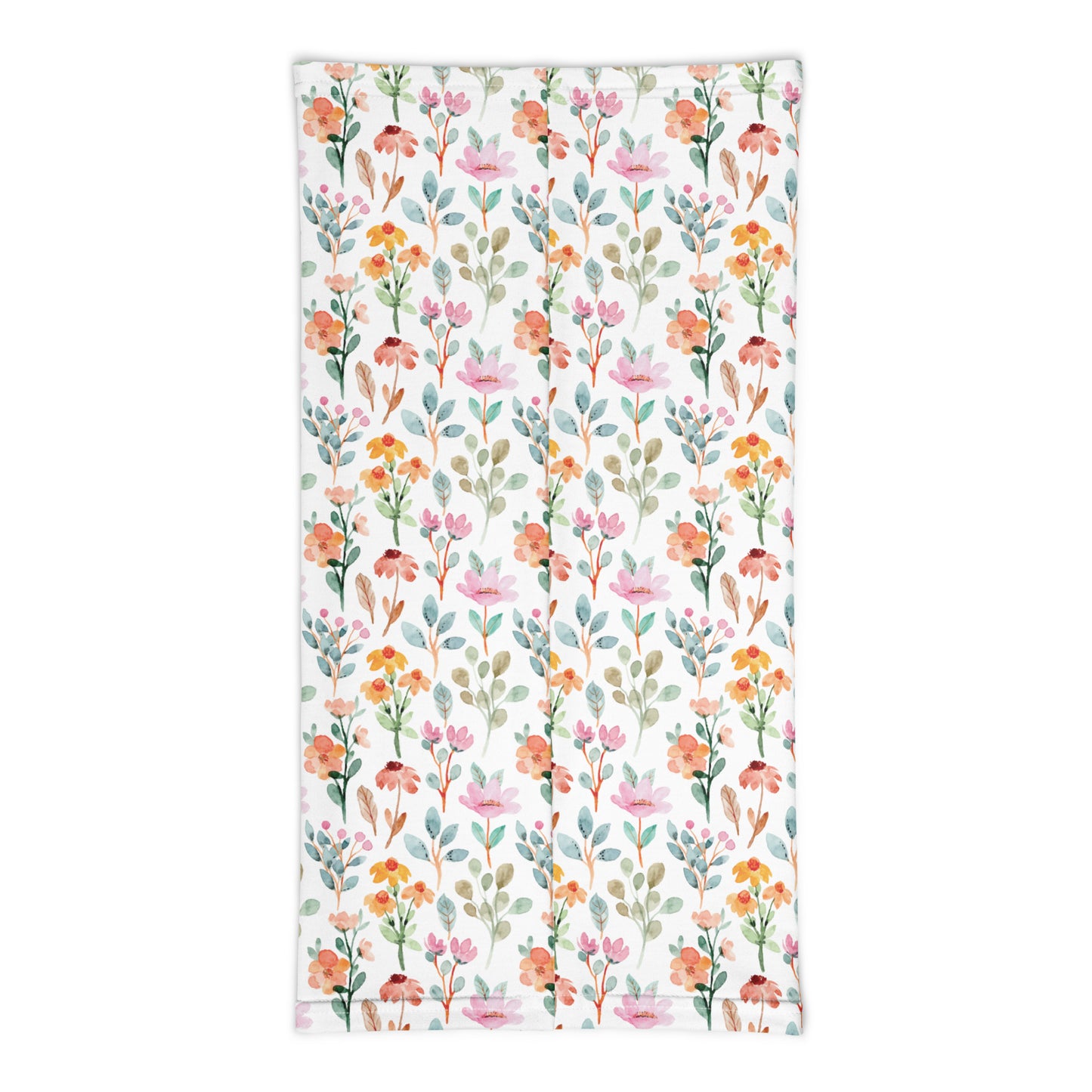 Neck Gaiter - FLOWER PATTERN - PRINT ON DEMAND