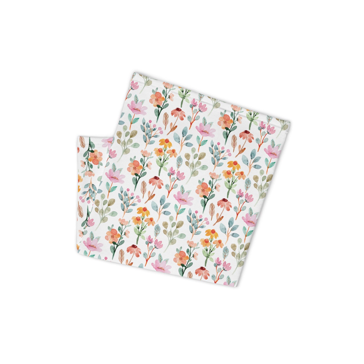 Neck Gaiter - FLOWER PATTERN - PRINT ON DEMAND