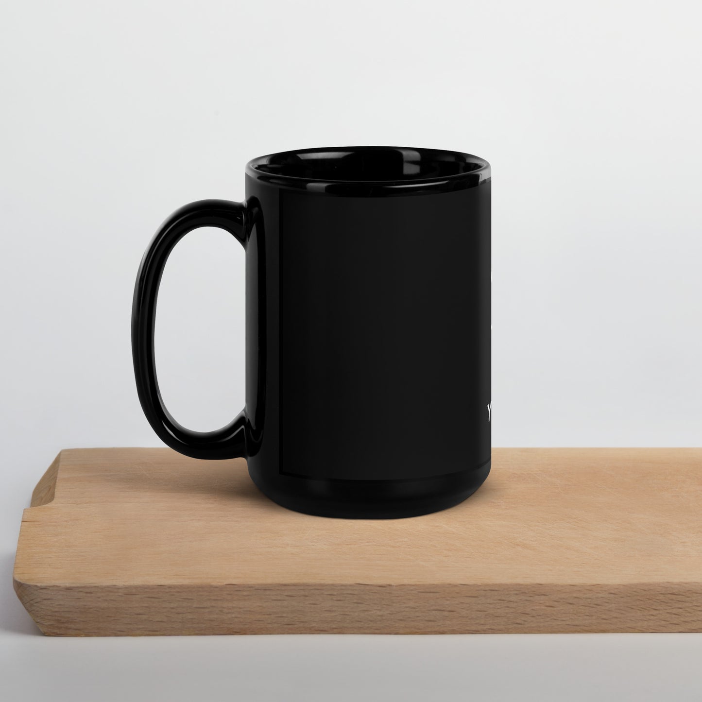 Black Glossy Mug - you today - print on demand