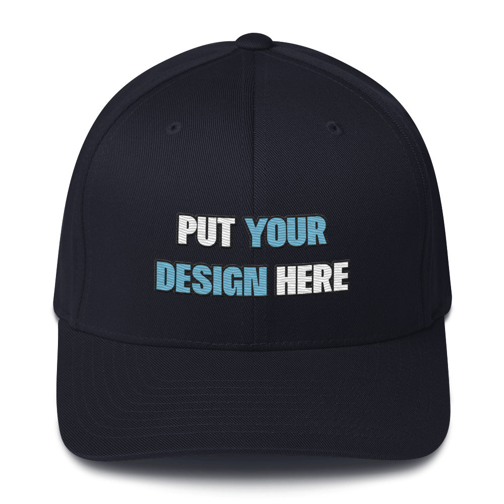 Closed-Back Structured Cap | Flexfit 6277 - put your design here | standard color - unlimited color