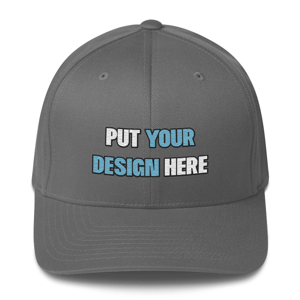 Closed-Back Structured Cap | Flexfit 6277 - put your design here | standard color - unlimited color