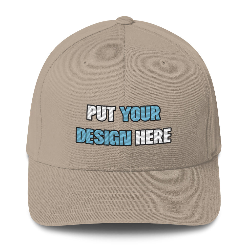 Closed-Back Structured Cap | Flexfit 6277 - put your design here | standard color - unlimited color