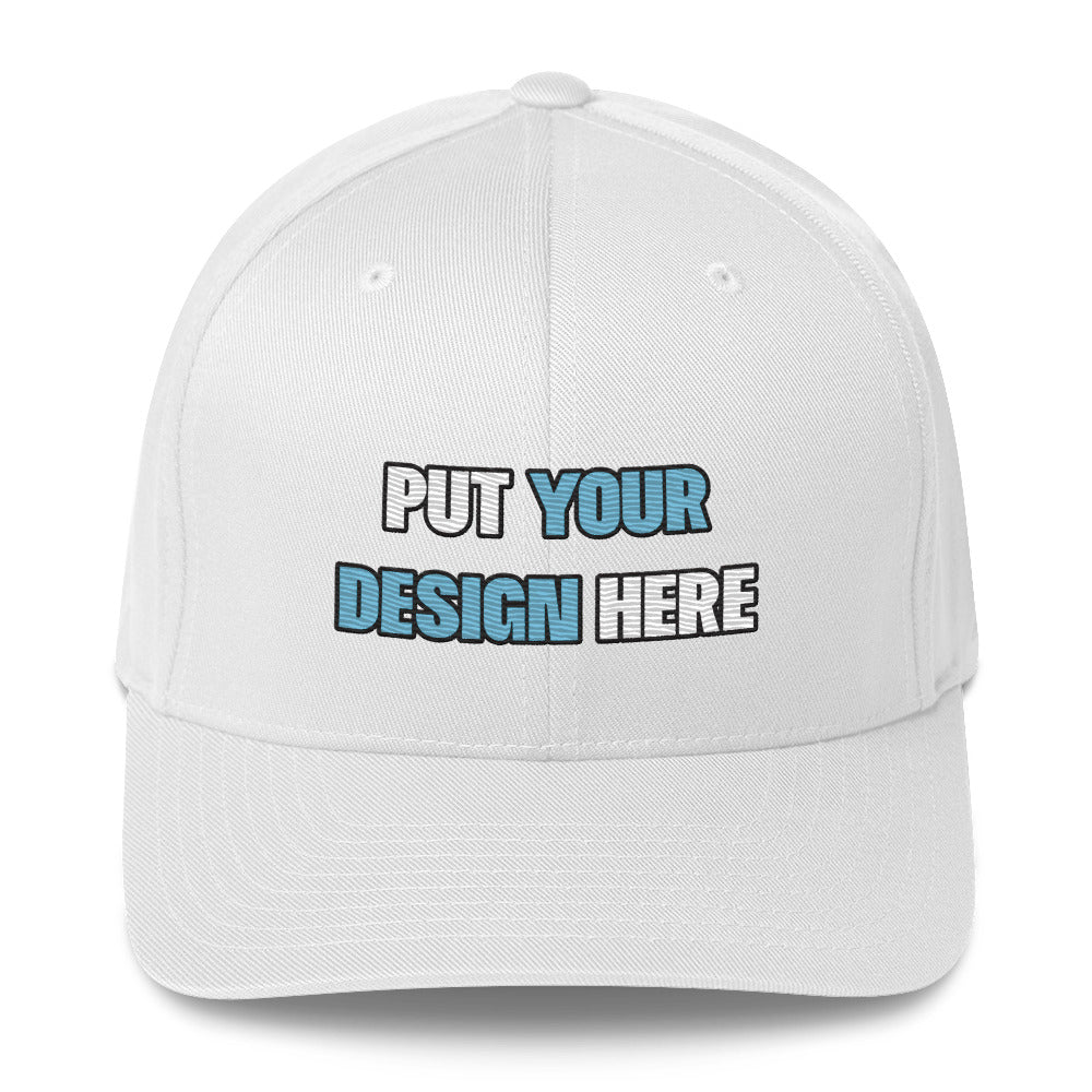 Closed-Back Structured Cap | Flexfit 6277 - put your design here | standard color - unlimited color