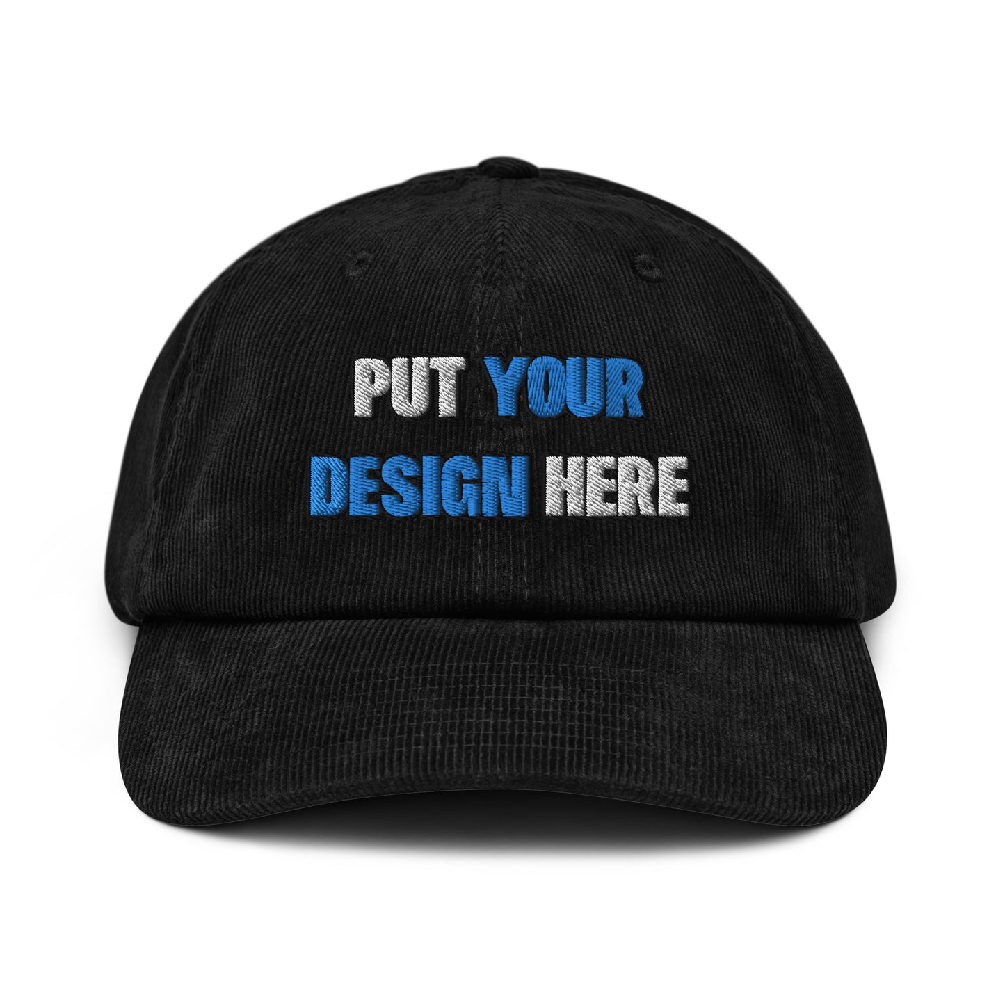 Corduroy Hat | Beechfield B682 - put your design here | standard color - Flat Embroidery