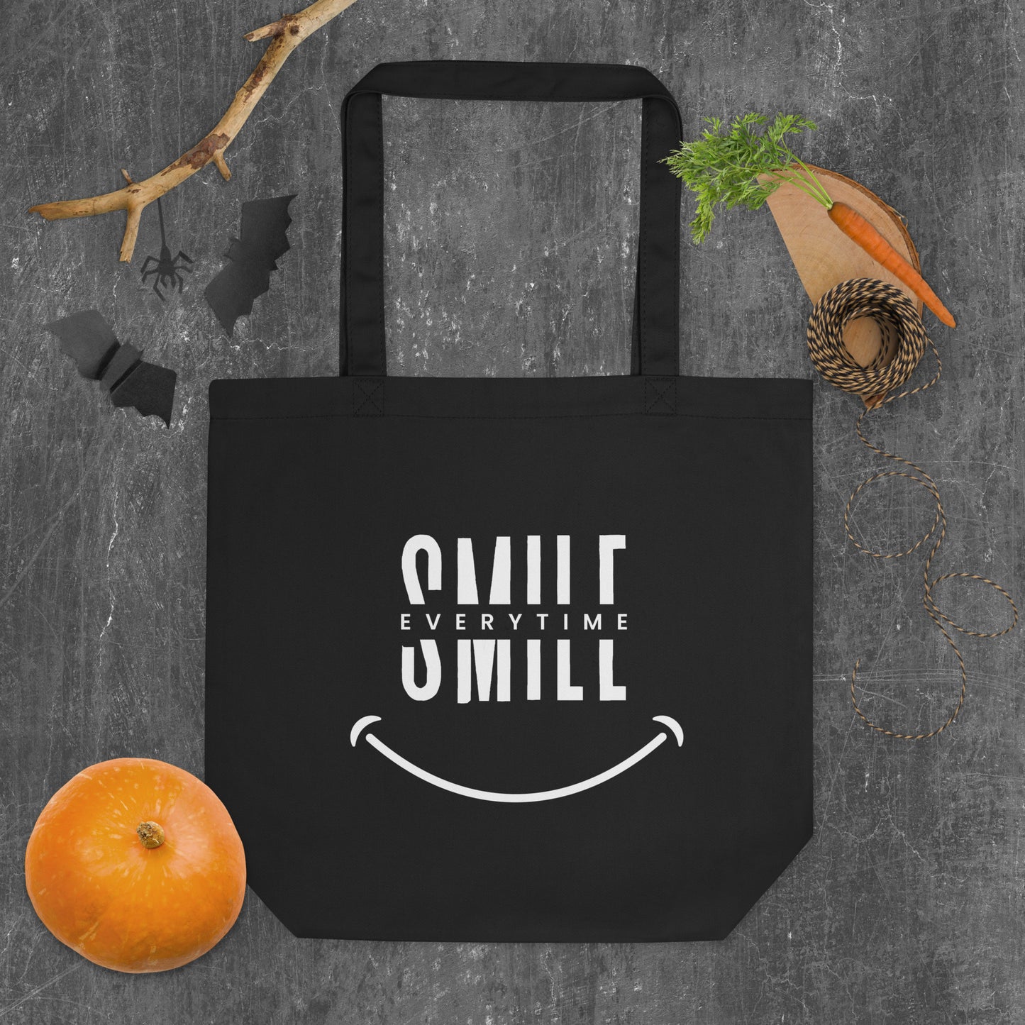 Eco Tote Bag - smile every time