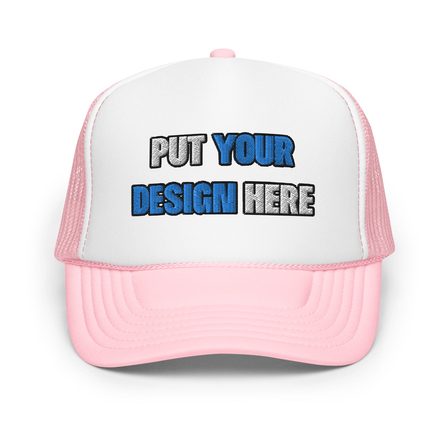 Foam Trucker Hat | Otto Cap 39-165 - put your design here | standard color - Flat Embroidery