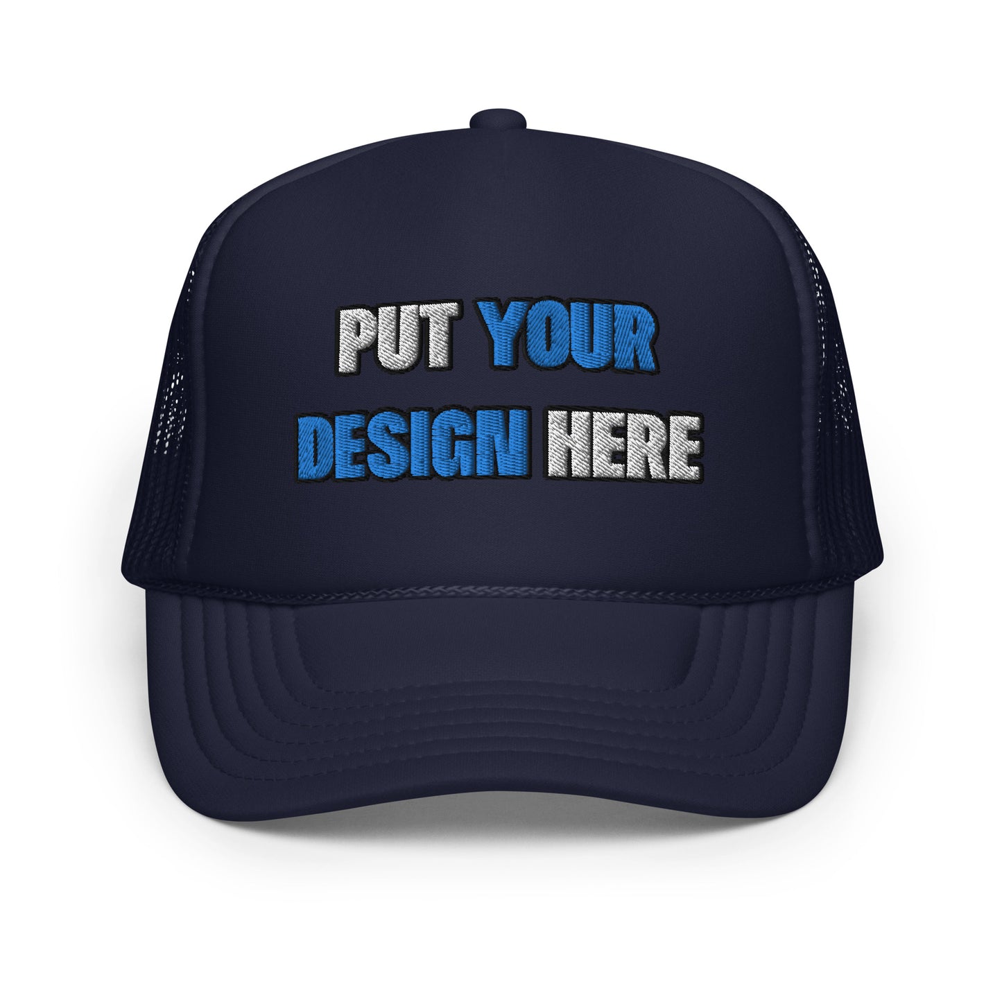 Foam Trucker Hat | Otto Cap 39-165 - put your design here | standard color - Flat Embroidery