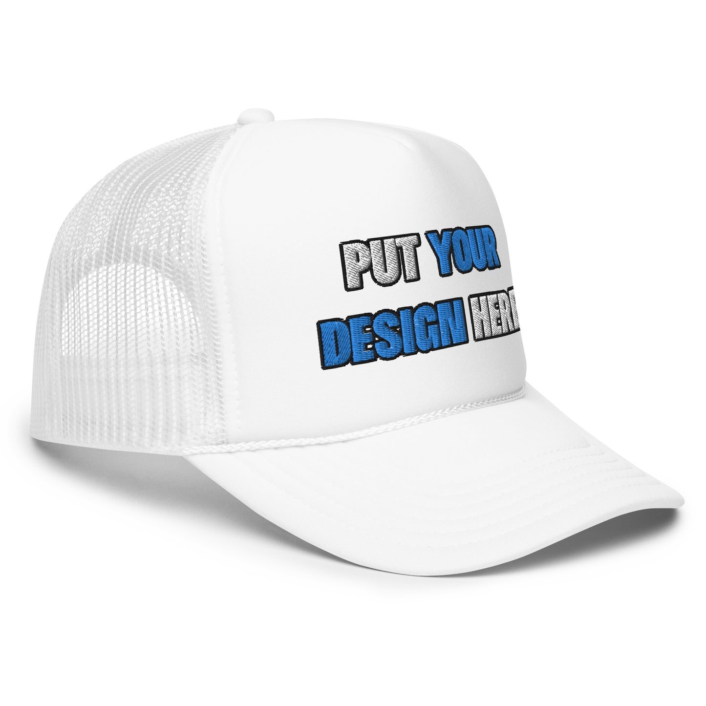 Foam Trucker Hat | Otto Cap 39-165 - put your design here | standard color - 3D Puff