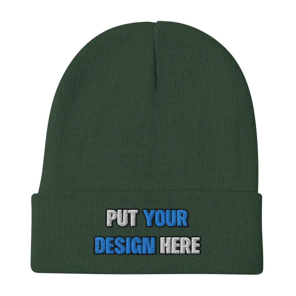 Knit Beanie | Otto Cap 82-480 - put your design here - standard color - Flat Embroidery