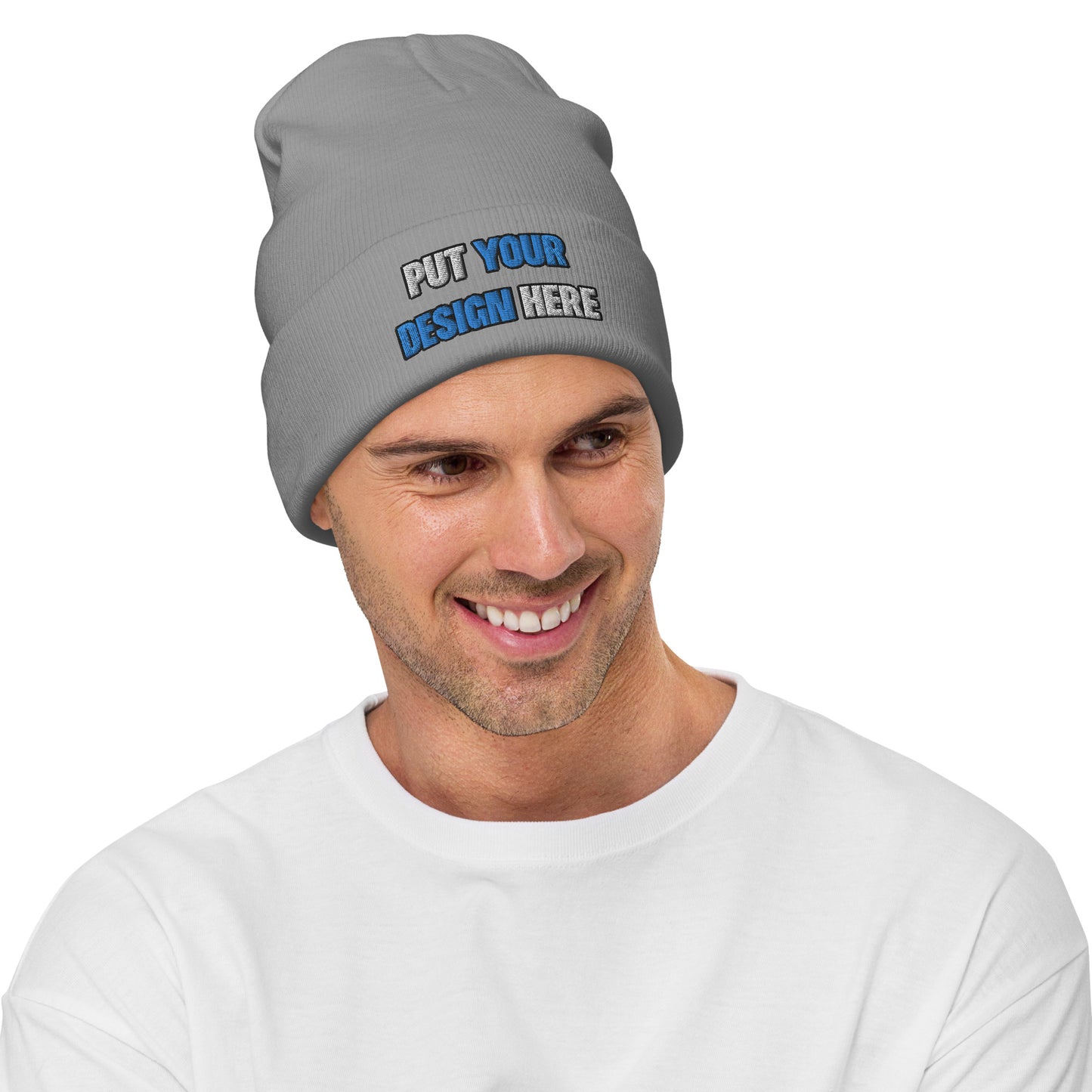 Knit Beanie | Otto Cap 82-480 - put your design here - standard color - Flat Embroidery