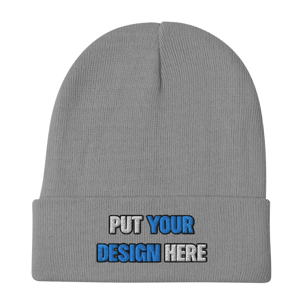 Knit Beanie | Otto Cap 82-480 - put your design here - standard color - Flat Embroidery