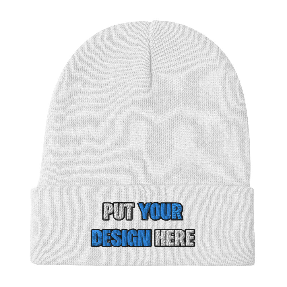 Knit Beanie | Otto Cap 82-480 - put your design here - standard color - Flat Embroidery