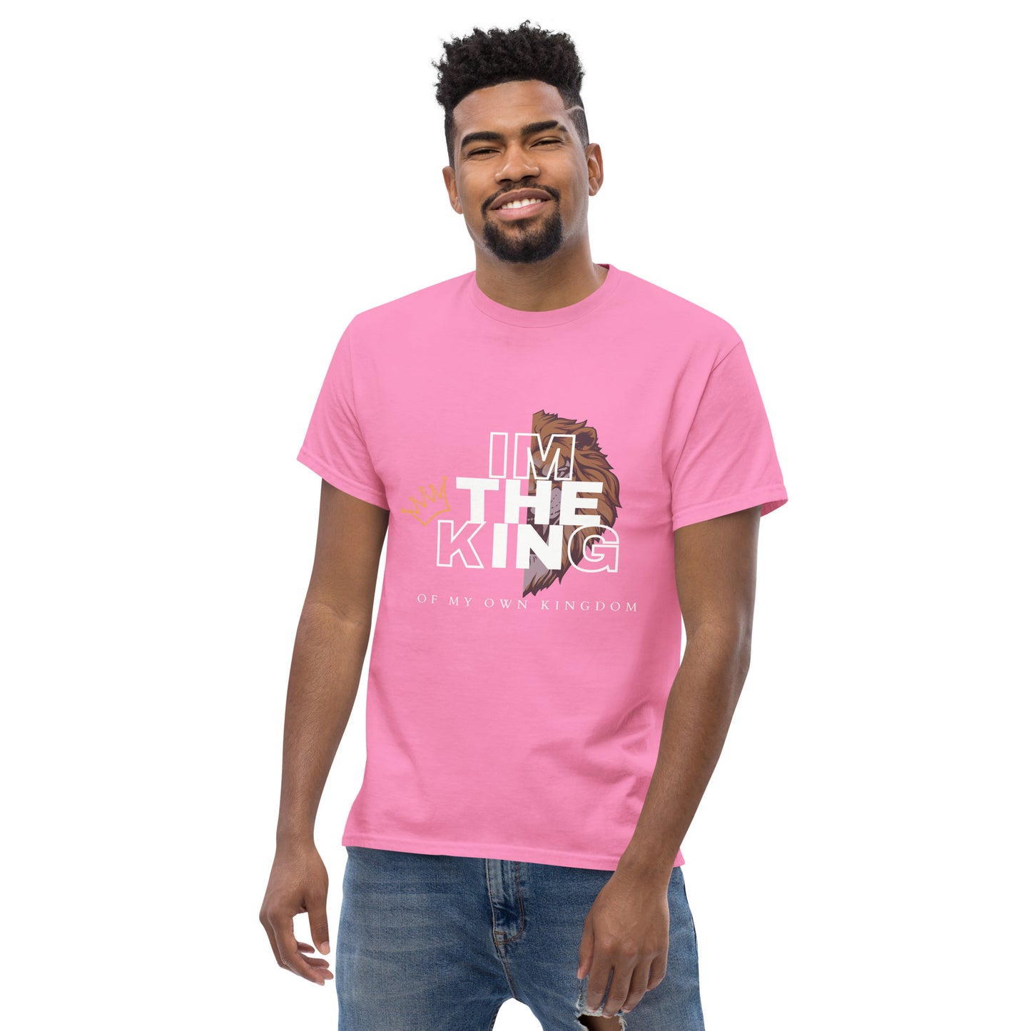 Men's classic tee - i am the king - print on demand