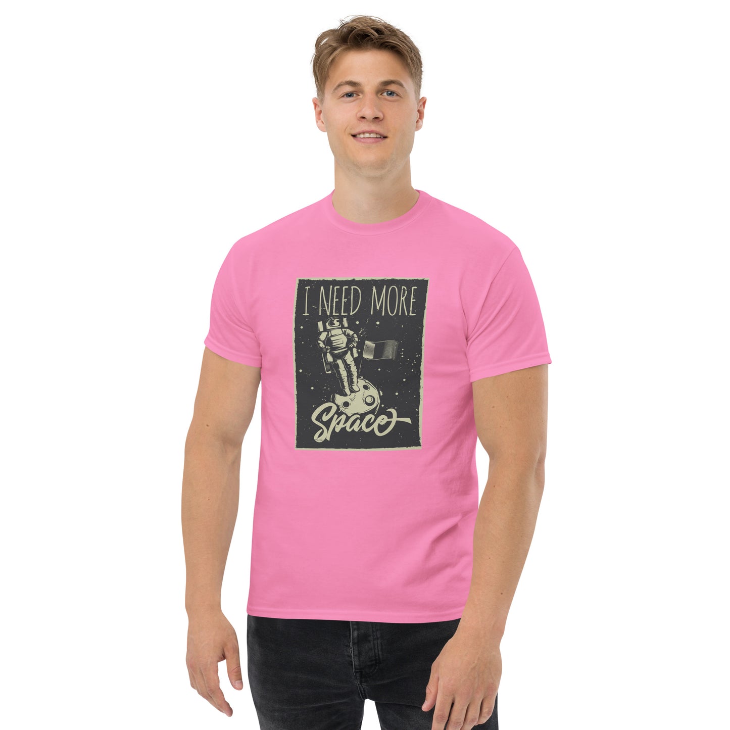 Men's classic tee - i need more space - print on demand