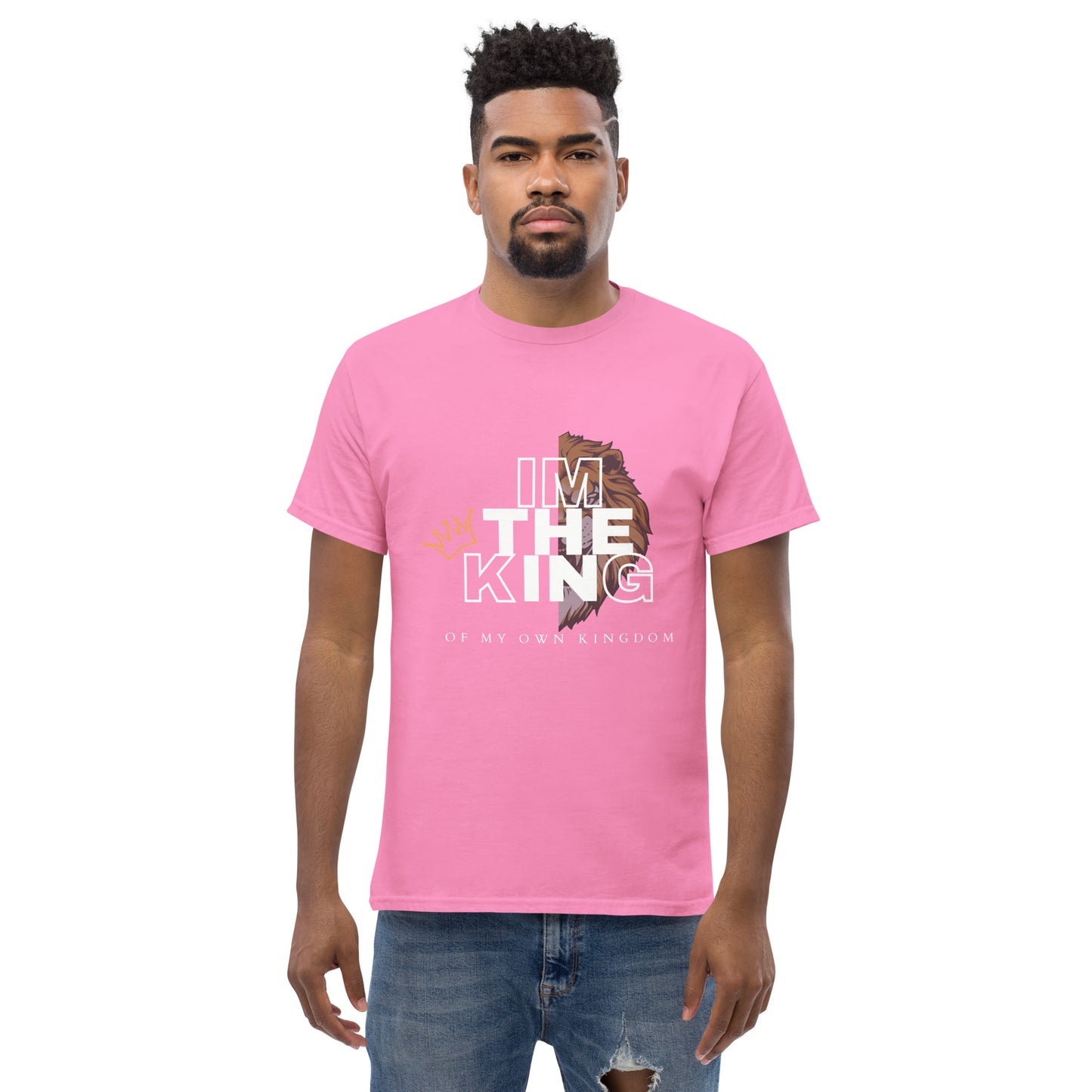 Men's classic tee - i am the king - print on demand