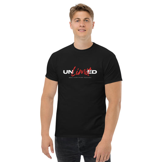 Men's classic tee | unlimited make everything possible | print on demand