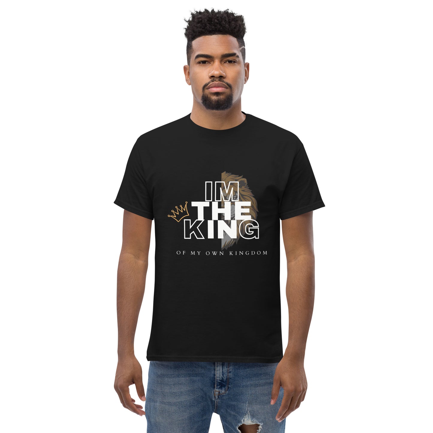 Men's classic tee - i am the king - print on demand