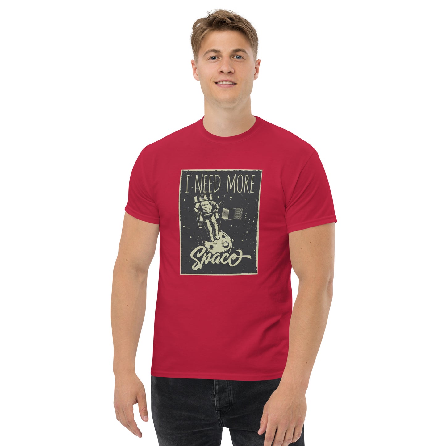 Men's classic tee - i need more space - print on demand