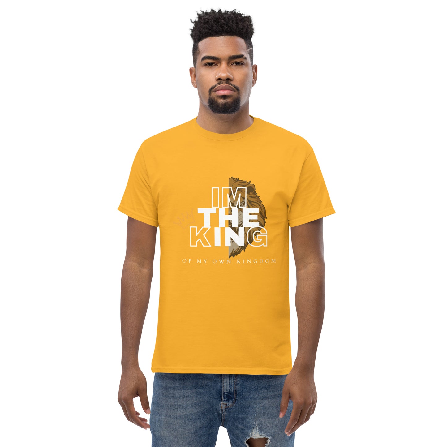 Men's classic tee - i am the king - print on demand