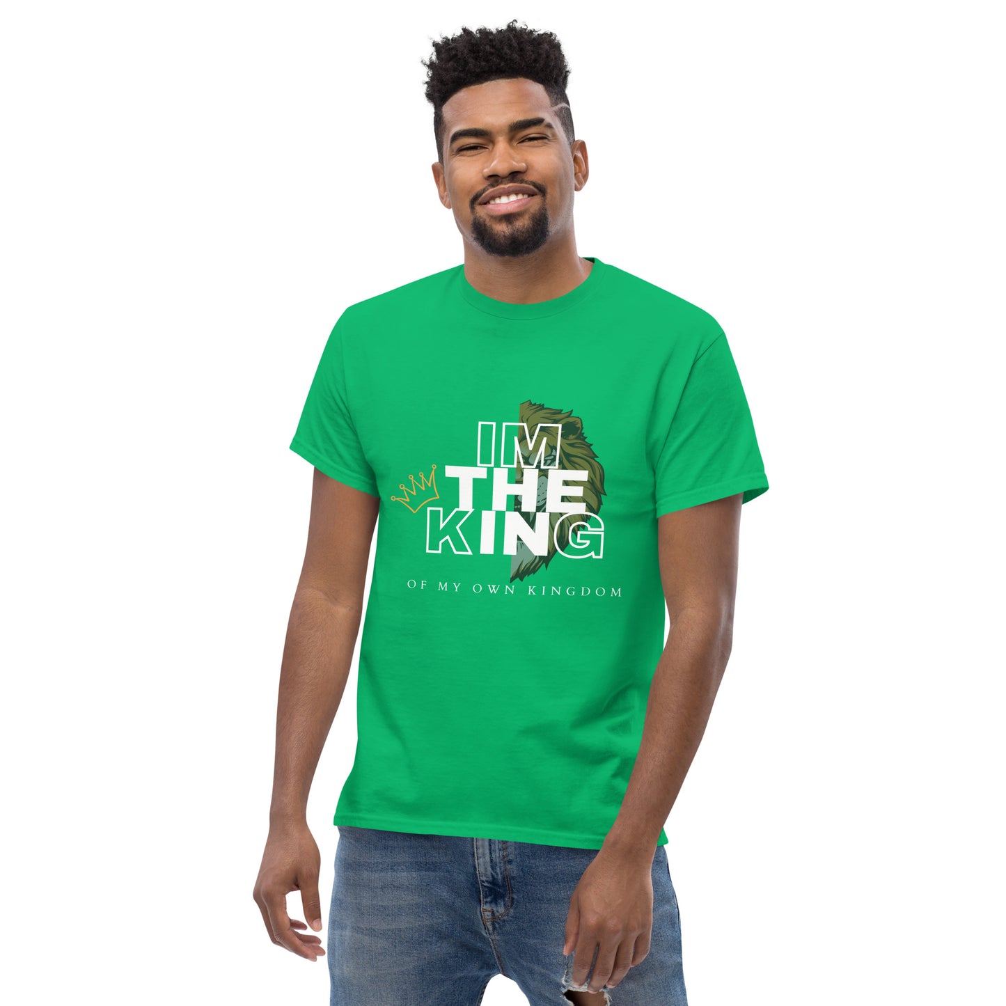 Men's classic tee - i am the king - print on demand