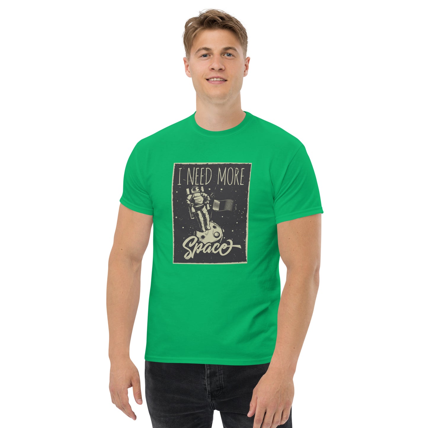 Men's classic tee - i need more space - print on demand