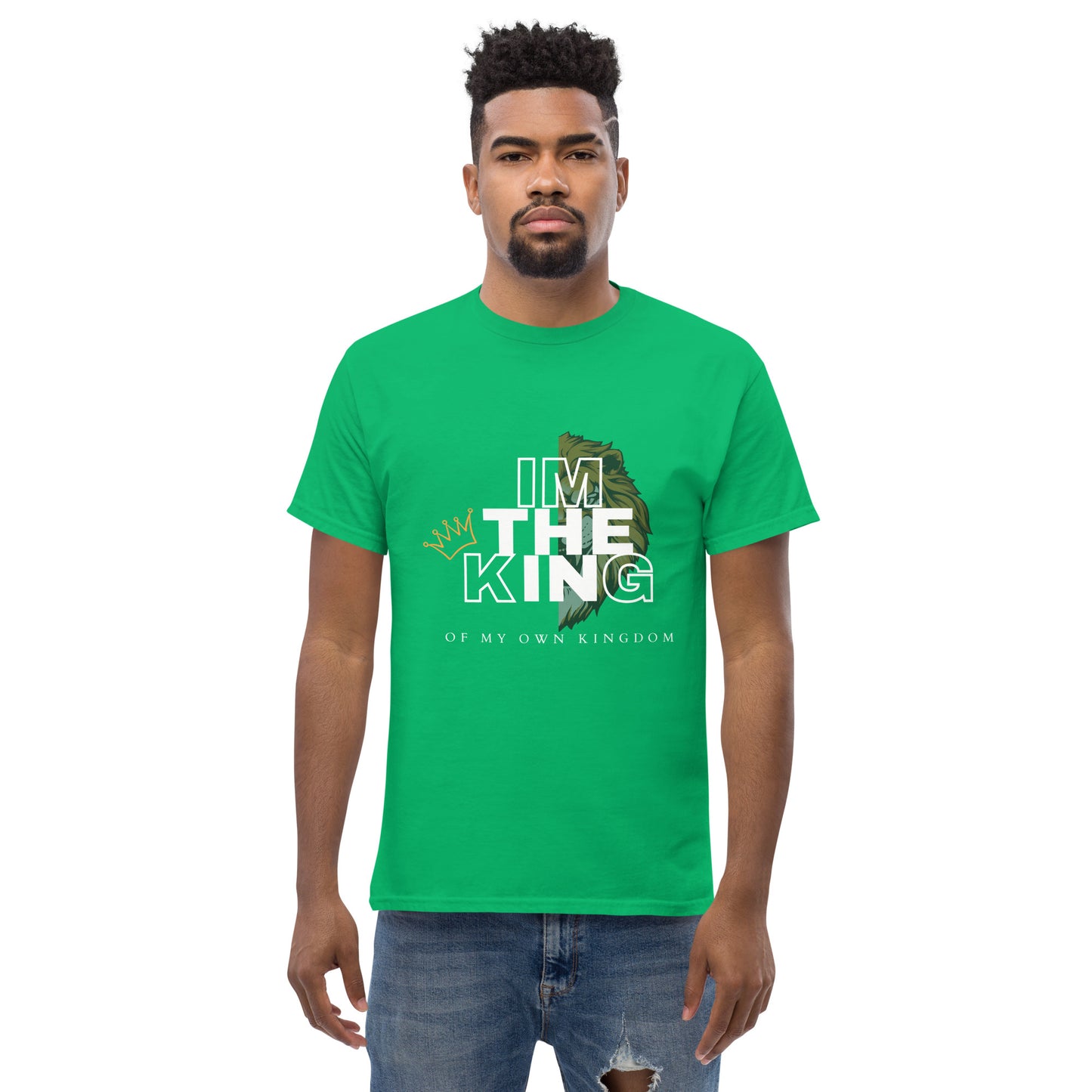 Men's classic tee - i am the king - print on demand