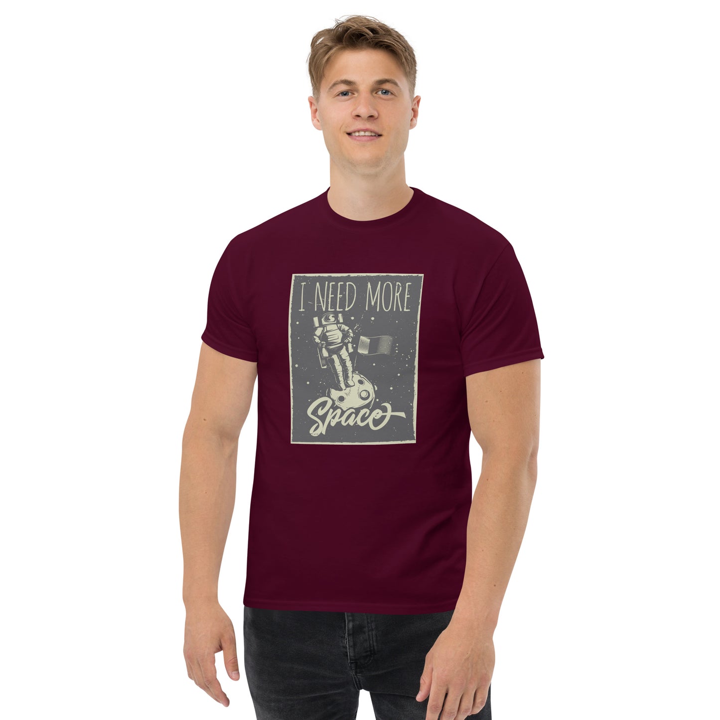 Men's classic tee - i need more space - print on demand