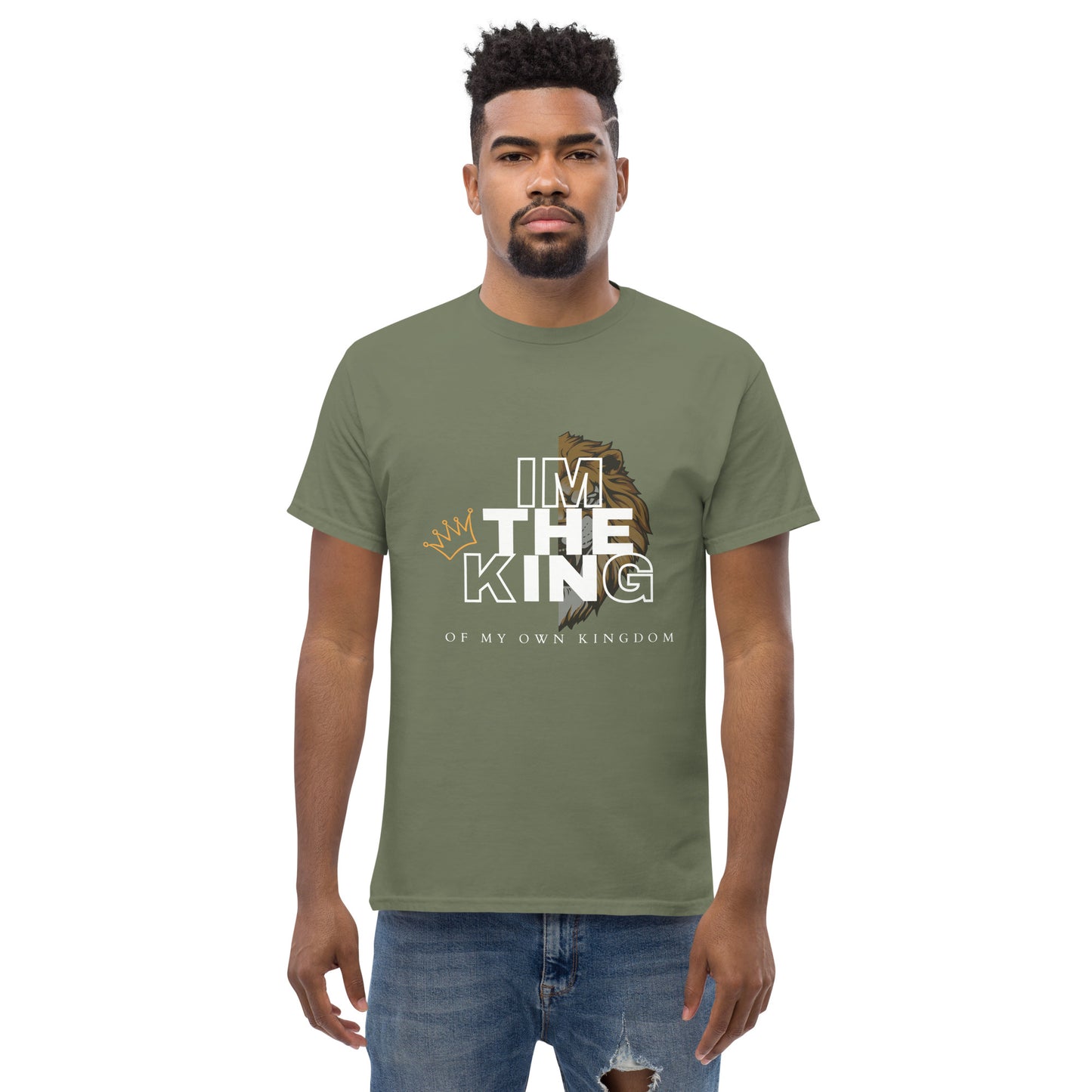 Men's classic tee - i am the king - print on demand