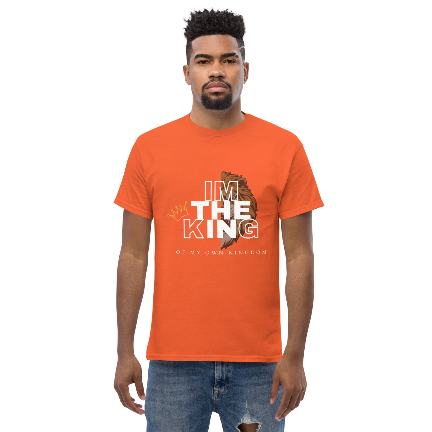 Men's classic tee - i am the king - print on demand