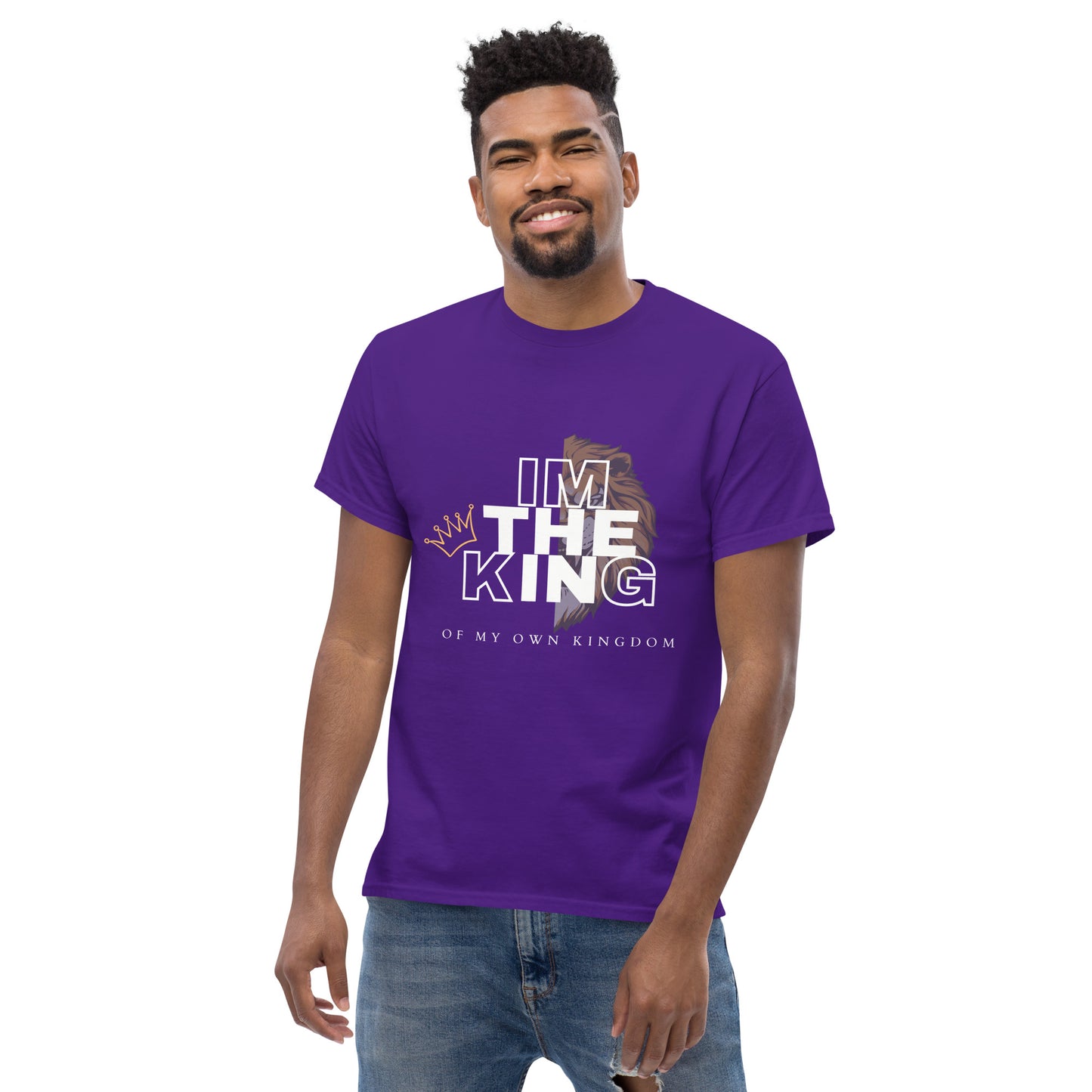 Men's classic tee - i am the king - print on demand