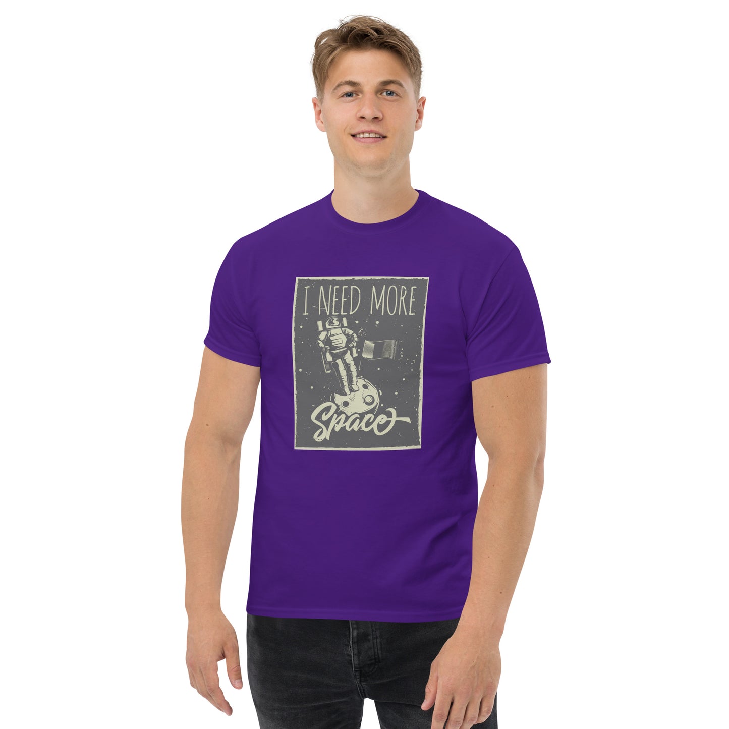 Men's classic tee - i need more space - print on demand