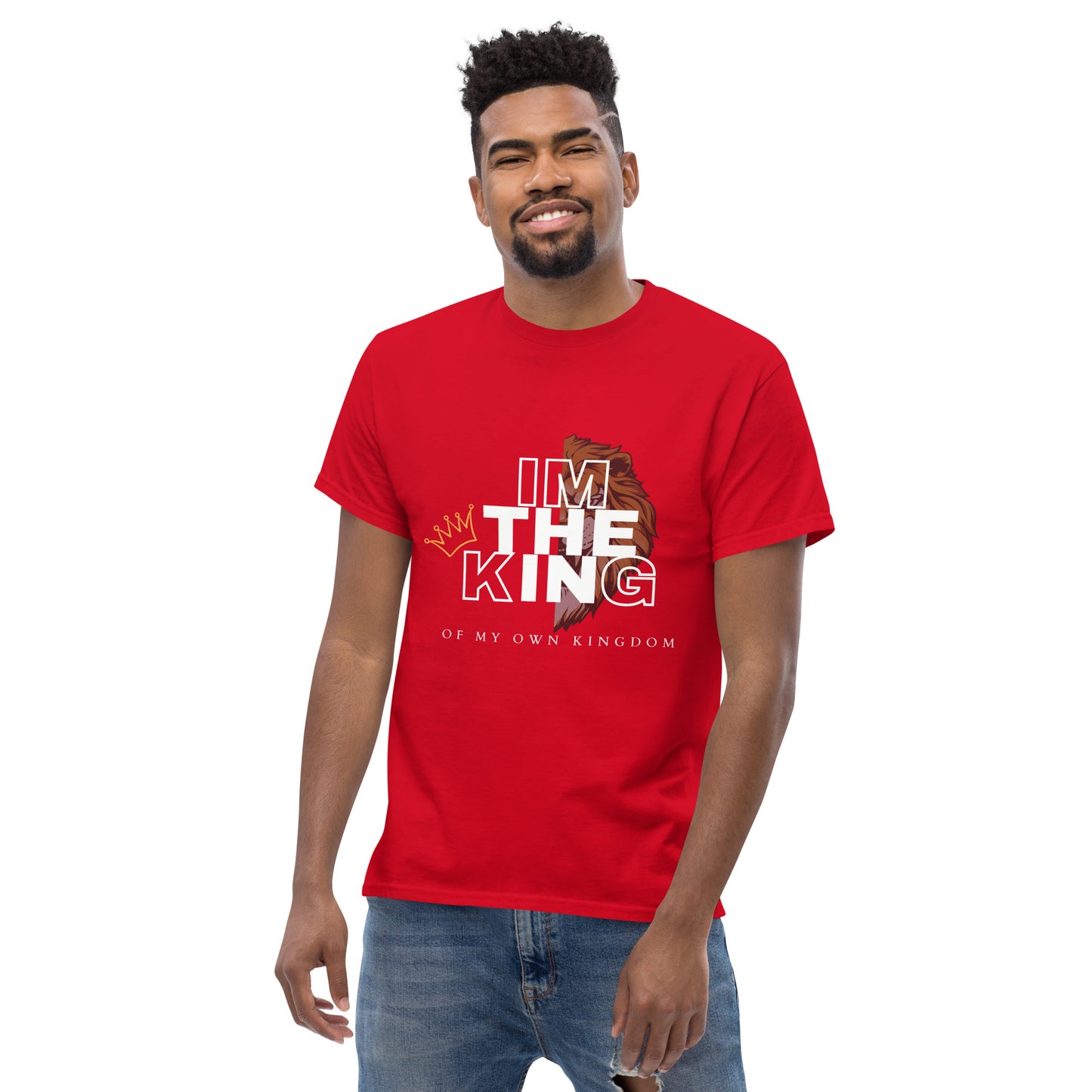 Men's classic tee - i am the king - print on demand