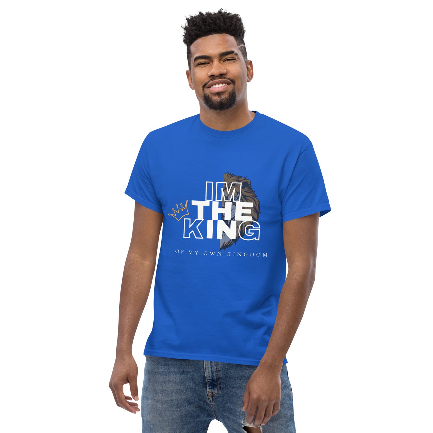 Men's classic tee - i am the king - print on demand