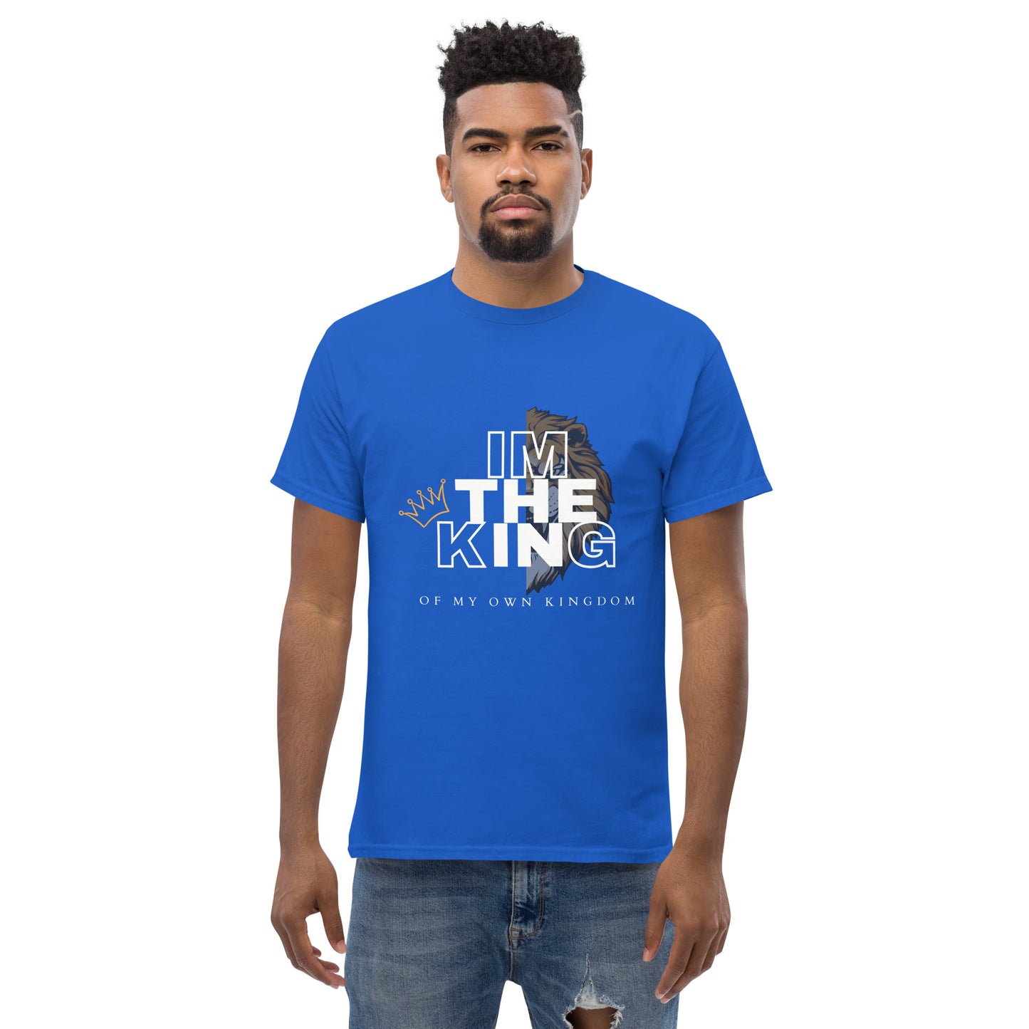 Men's classic tee - i am the king - print on demand