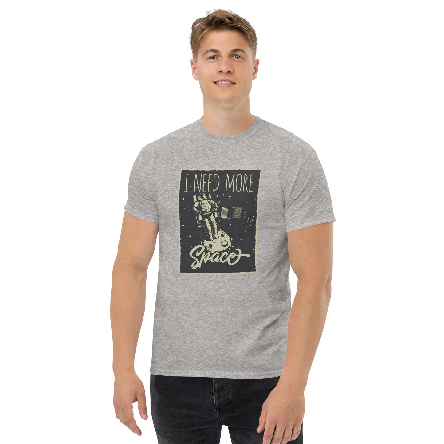 Men's classic tee - i need more space - print on demand