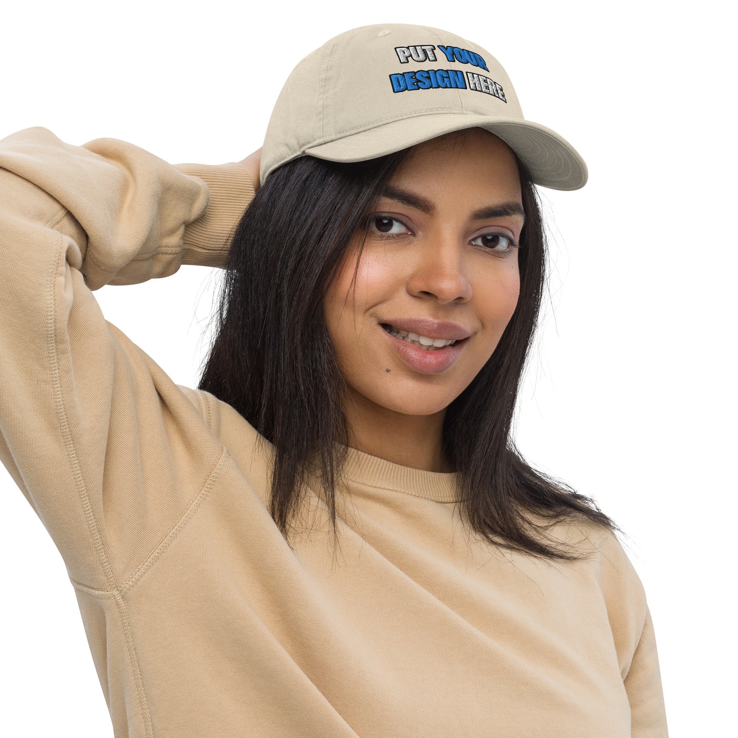 Organic Baseball Cap | Econscious EC7000 - put your design here | standard color - Flat Embroidery