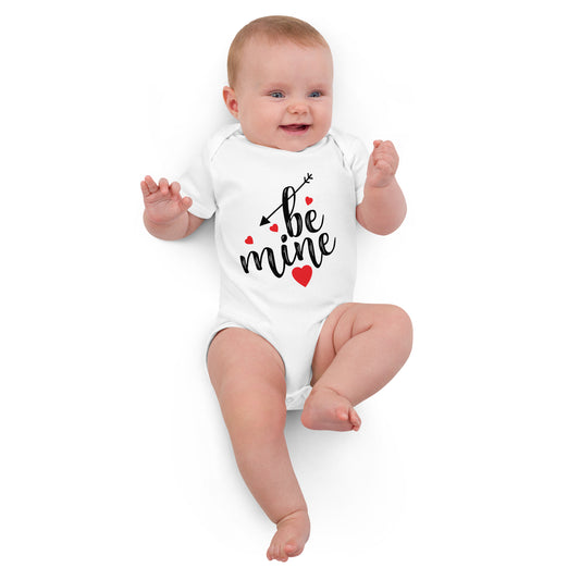 be mine | Organic Cotton Baby Bodysuit | Babybugz BZ10