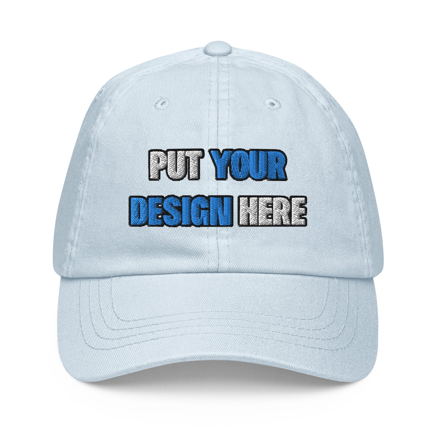 Pastel Baseball Hat | Beechfield B653 - put your design here | standard color - Flat Embroidery