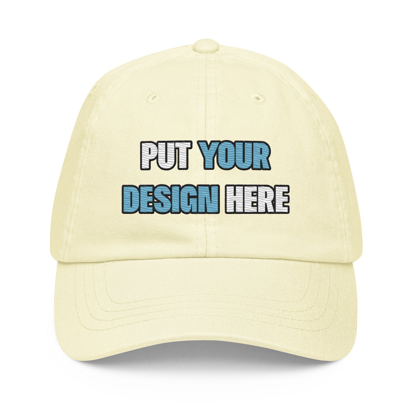 Pastel Baseball Hat | Beechfield B653 - put your design here | standard color - unlimited color