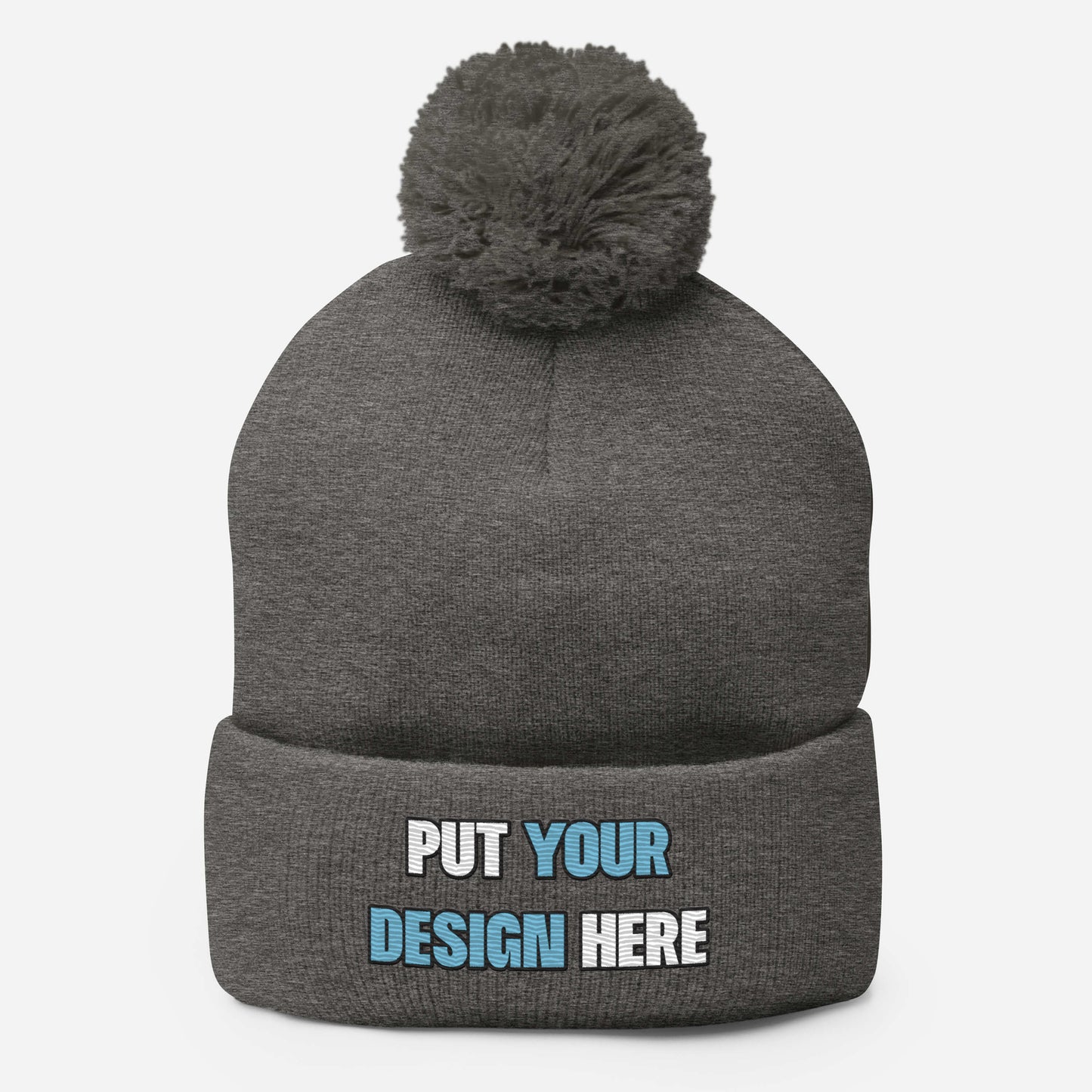 Pom-Pom Knit Cap | Sportsman SP15 - put your design here | unlimited color