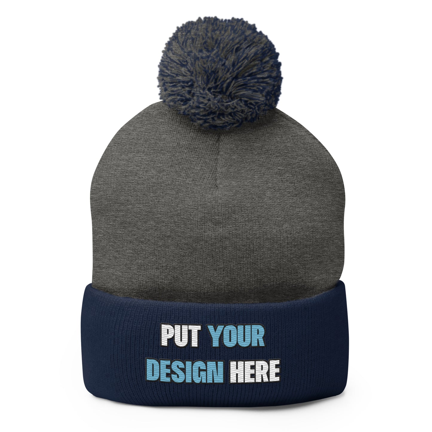 Pom-Pom Knit Cap | Sportsman SP15 - put your design here | unlimited color