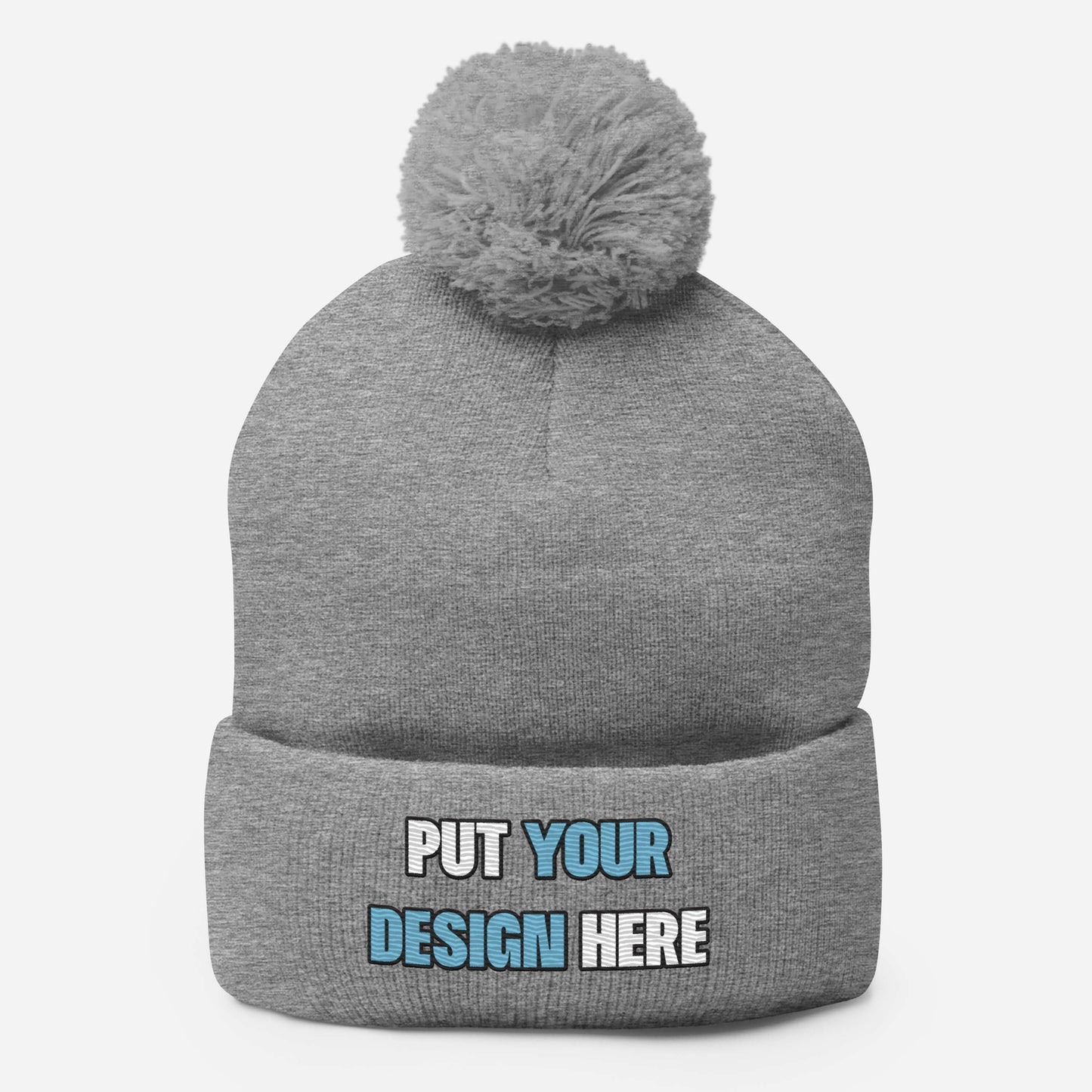 Pom-Pom Knit Cap | Sportsman SP15 - put your design here | unlimited color