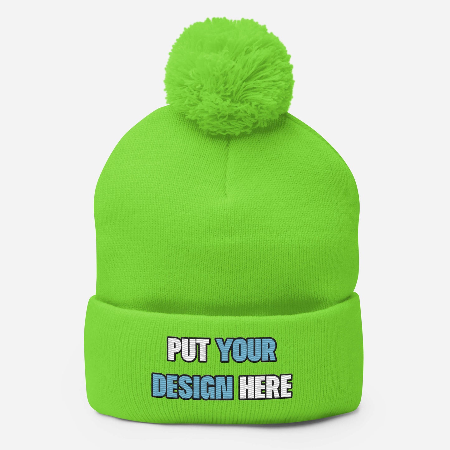 Pom-Pom Knit Cap | Sportsman SP15 - put your design here | unlimited color