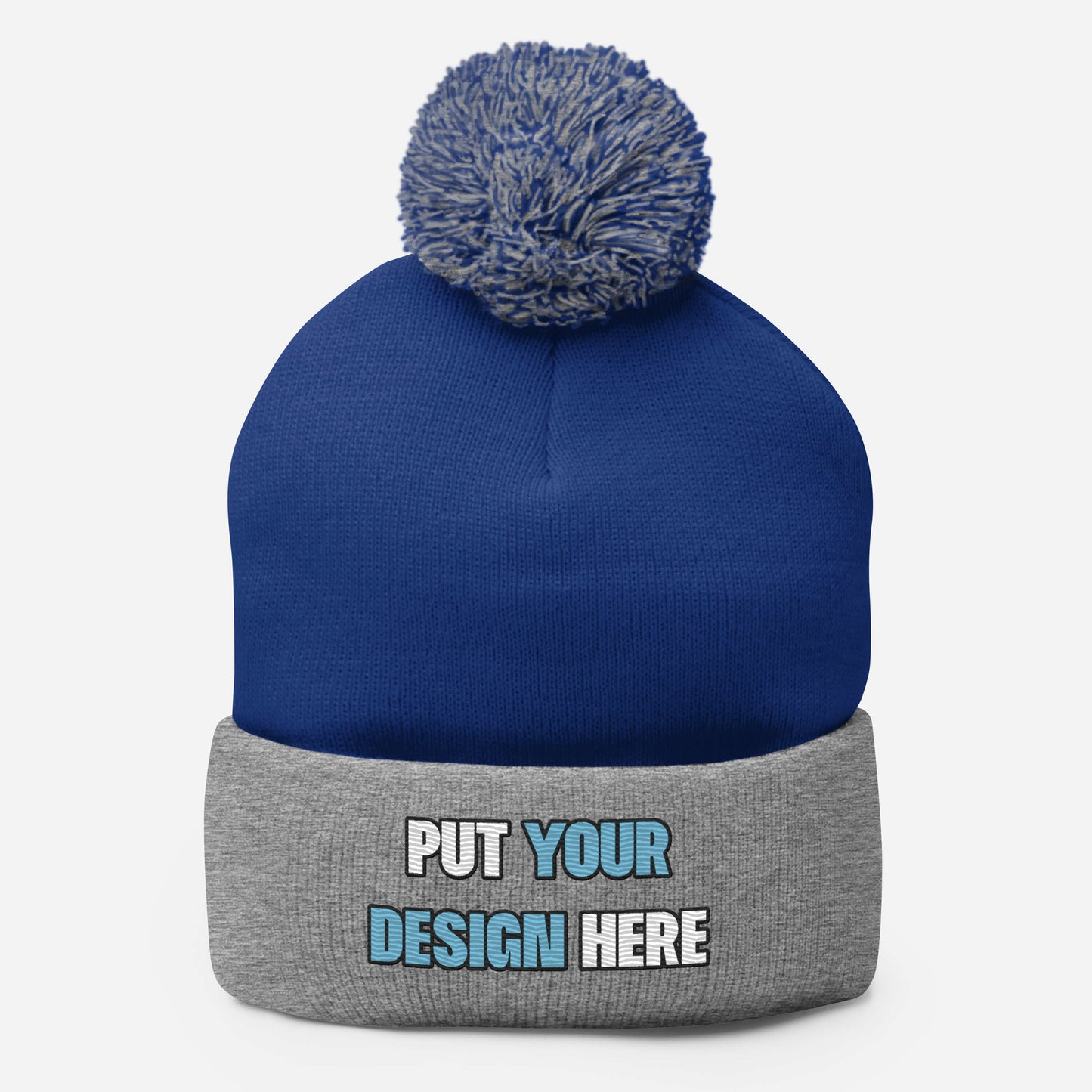 Pom-Pom Knit Cap | Sportsman SP15 - put your design here | unlimited color