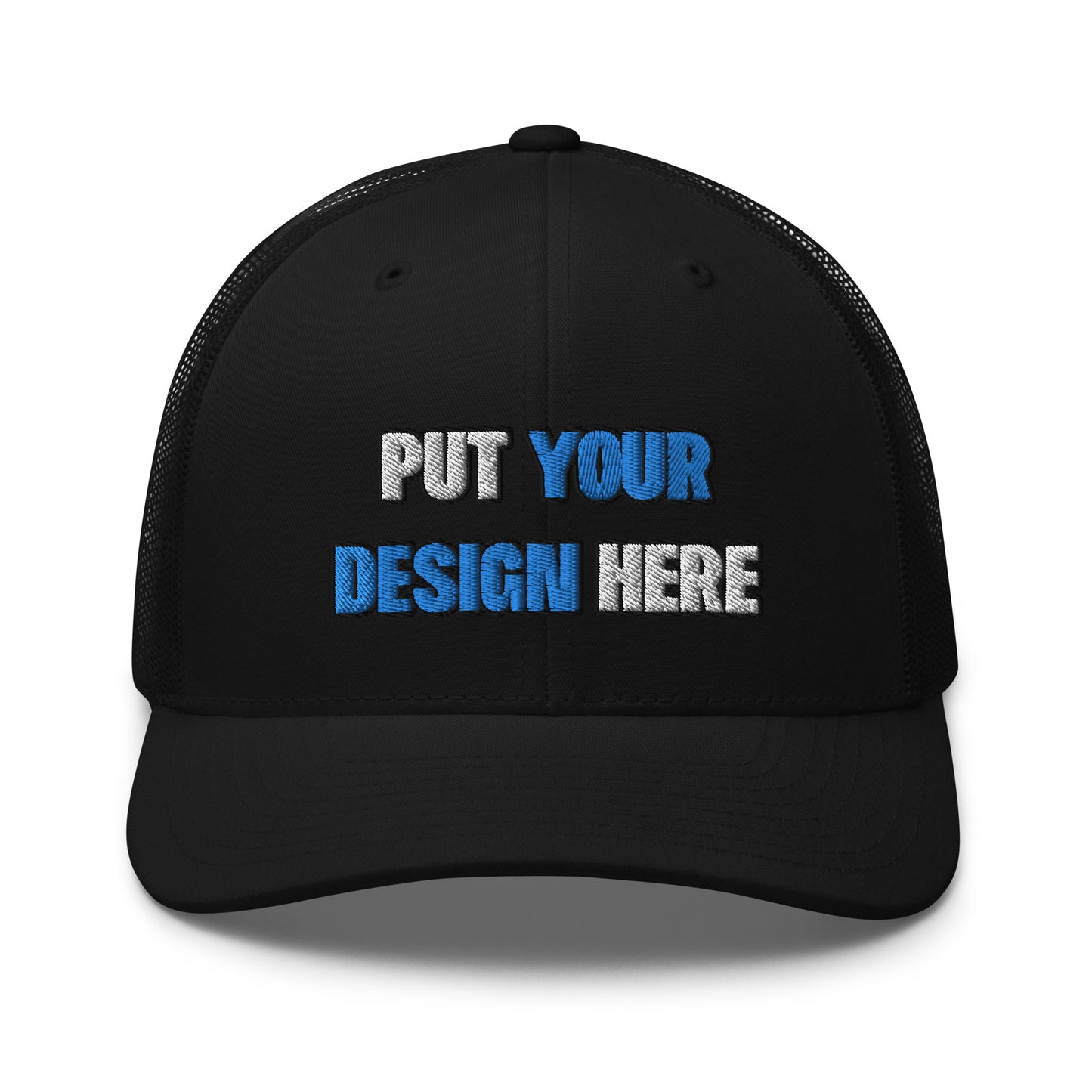 Retro Trucker Hat | Yupoong 6606 | - put your design here - standard color - 3D Puff