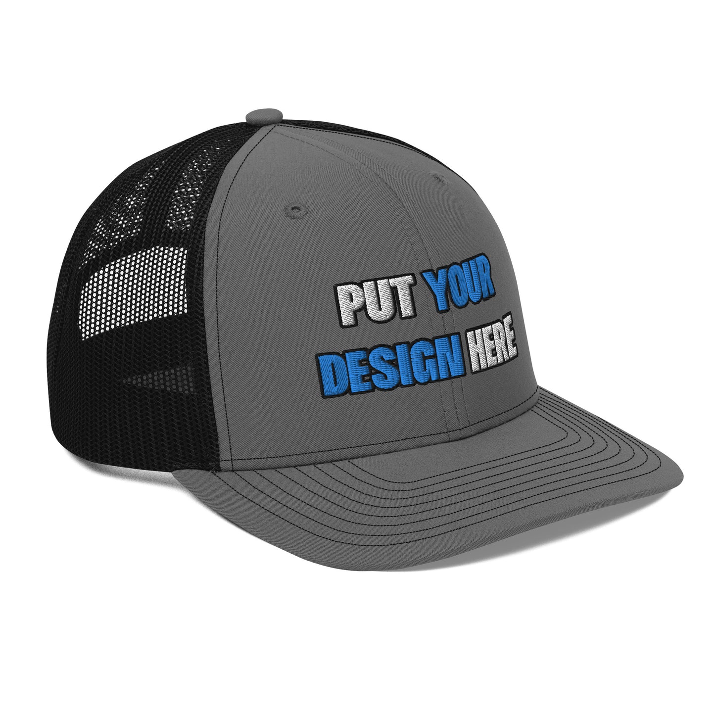 Snapback Trucker Cap | Richardson 112 - put your design here | standard color - 3D Puff